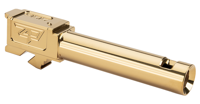 Zaffiri Precision ZP.19G5BCPG Glock 19 Gen 5 3.89 Gold 416R Bloomhole Compensator - ZP.19G5BCPG - 658792272121