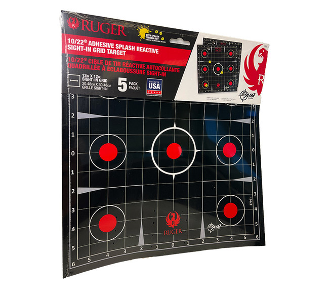 Ruger Splash Adhesive Tgt Kit 10/22 5pk