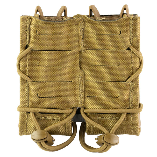 High Speed Gear 24PT02CB TACO Gen 2 Double Pistol Coyote Brown Nylon MOLLE Compatible w/ Pistol - 24PT02CB - 849954041543