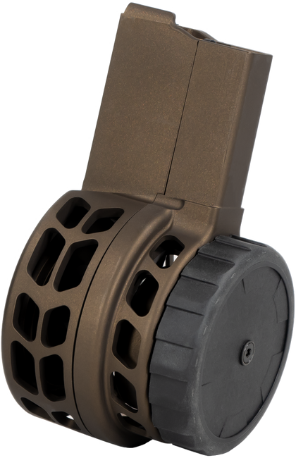 Warrior Systems 50rd 5.56x45mm Aluminum Skeletonized Magazine Fits AR-15 Midnight Bronze