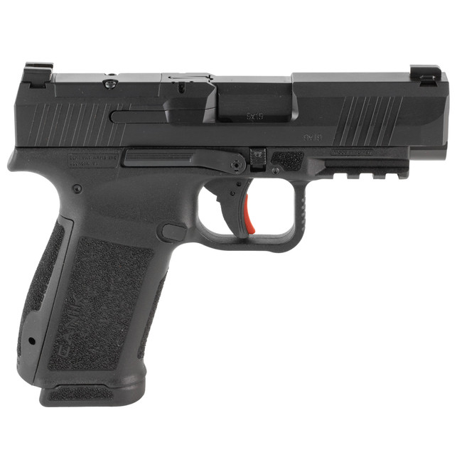 Canik HG7885N Mete MC9LS Sub-Compact Frame 9mm Luger 10+1 3.64" Black Steel Barrel, Black Nitride Serrated Steel Slide, Black Polymer Frame w/Picatinny Rail, Interchangeable Backstrap Grip - HG7885N - 787450917996