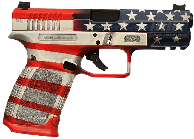 Gforce Arms GFRPX3C9USA Exodus  9mm 15rd 4.02" Steel Slide