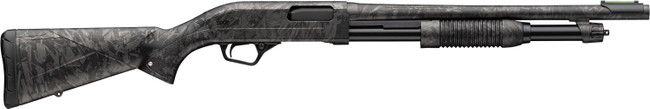Winchester SXP Defender Compact 12 Gauge 18 Inch 5 Rounds Forged Carbon Hydrodip - 512457395 - 048702026492