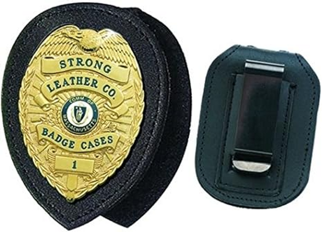 Recessed Badge Clip-On - Large Oval