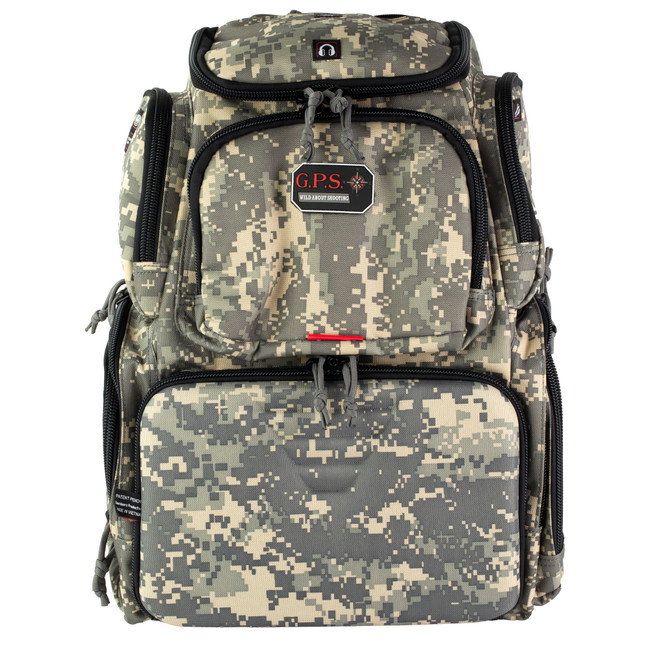 GPS Bags 1711BPDC Handgunner Backpack Fall Digital Camo Holds 4 Handguns - 1711BPDC - 856056002945