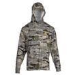 Browning Hooded Long Sleeve Tech Shirt Ovix Camo M