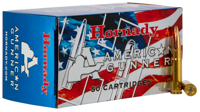Hornady American Gunner 300 Aac Blackout Hollow Point 125 Grain 50 Rounds