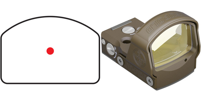 Leupold DeltaPoint Pro NV 2.5 MOA Red Dot Sight Flat Dark Earth For Handguns Shotguns AR Platforms - 179586 - 030317026295