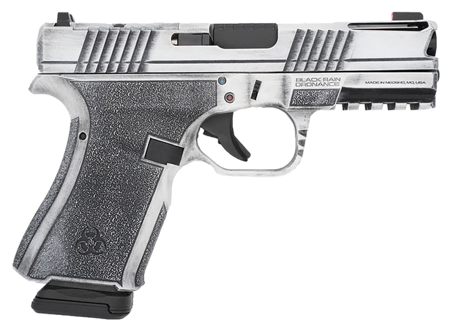 Black Rain Ordnance FLP9MMWB   Compact Frame 9mm 15+1 4" Stainless Steel Slide