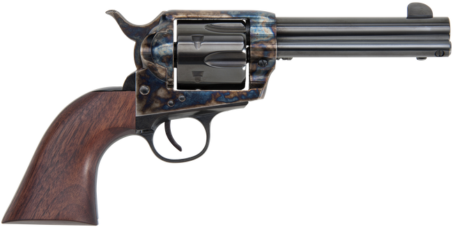 Traditions SAT73002FT 1873  45 Long Colt 6rd 4.75" Color Case Hardened Walnut Grip