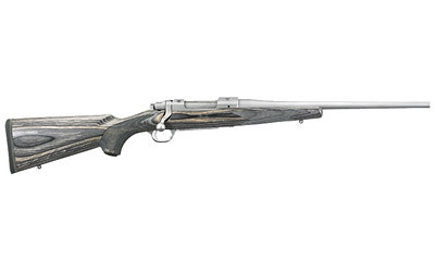 Ruger 17111 Hawkeye Compact Compact 7mm-08 Rem 4+1 16.50"  Matte Stainless Steel Barrel, Integral Scope Mounts Stainless Steel Receiver, Black Fixed Laminate Stock - 17111 - 736676171118