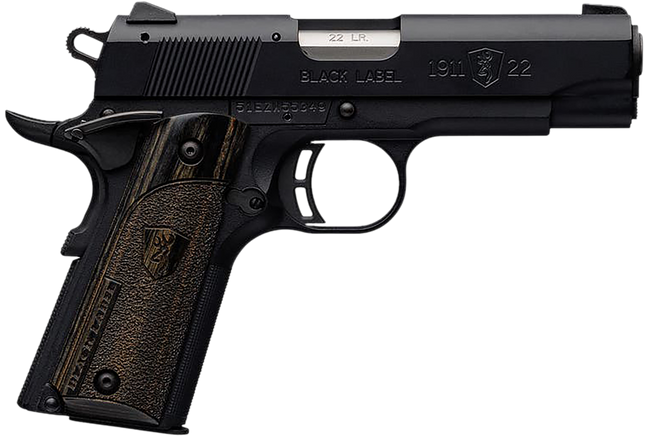 Browning 1911-22 Compact .22 LR 3.63 in 10 Rounds Stainless Matte Finish