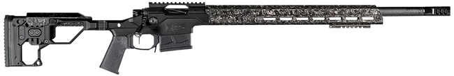 Christensen Arms 8010310500 Modern Precision  7mm PRC 26" Threaded Barrel 5+1, Black Cerakote, Black Anodized Folding Stock, Polymer Grip