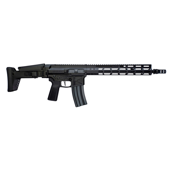 Global Ordnance LLC 197892003216 Monolithic  5.56 NATO 16" Barrel, Keymod Handguard, Modular Black Stock, Black Polymer Grip - 197892003216 - 197892003216
