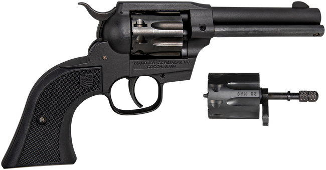Diamondback, Sidekick, .22 LR/.22 WMR, 4.5 inch, 9 round, Cerakote, Zinc Alloy