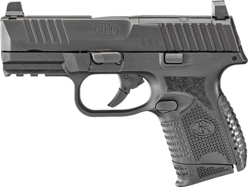 FN 66100571 509C MRD 9mm Luger 15+1/12+1, 3.70" Black Recessed Target Crown Steel Barrel, Black PVD Optic Ready/Serrated Steel Slide & Polymer Frame w/Picatinny Rail, Ambidextrous - 66100571 - 845737010881
