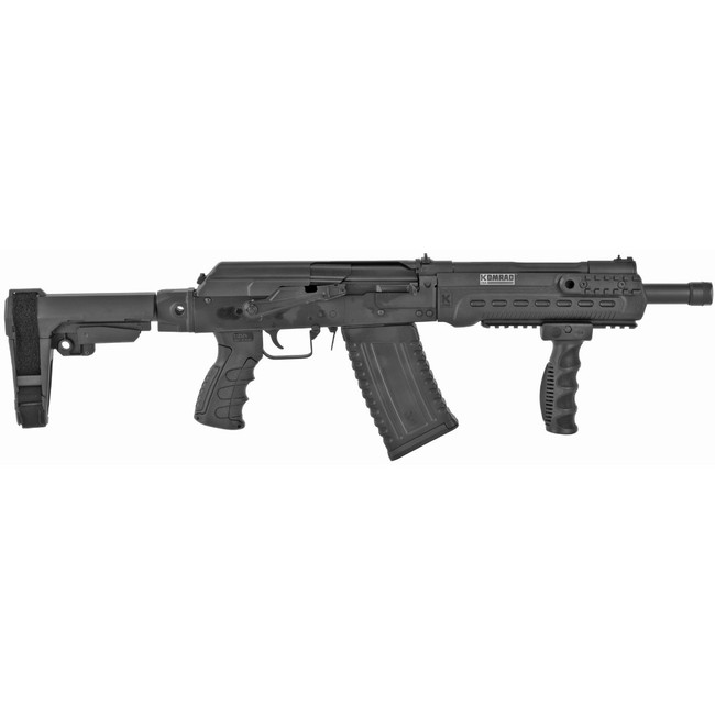 Kalashnikov USA Komrad KS-12 12 Gauge 12.5in 5 Round SBA3 Brace Black Vertical Grip