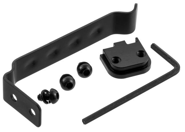 Techna Clip G43BRL Conceal Carry Gun Belt Clip Compatible w/Glock 43 Gen1-4, Belt Mount, Black Carbon Fiber