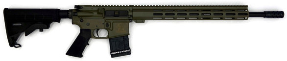 Great Lake Firearms GLFA AR-15 450 Bushmaster 18 Inch 5 Round ODG Cerakote