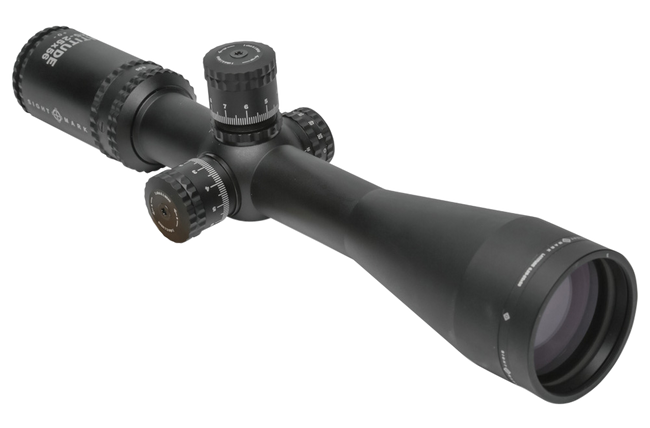 Sightmark SM13042FTR Latitude  Black Hardcoat Anodized 6.25-25x 56mm 34mm Tube Illuminated Red/Green Etched F-Class Reticle