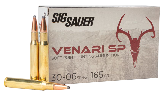 Sig Sauer Venari 30-06 Springfield Soft Point 165 Grain 20 Rounds