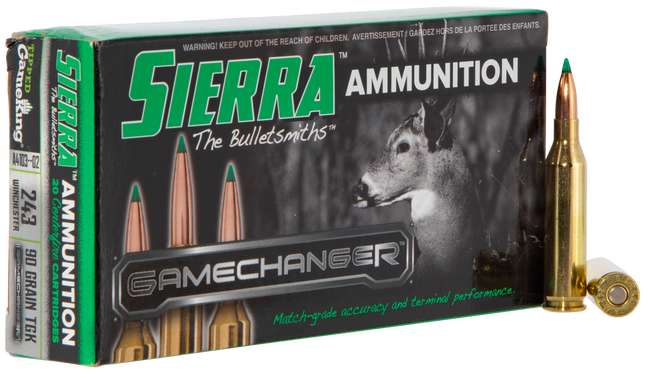 Sierra GameChanger Rifle Ammo 243 Win. 90 gr. TGK