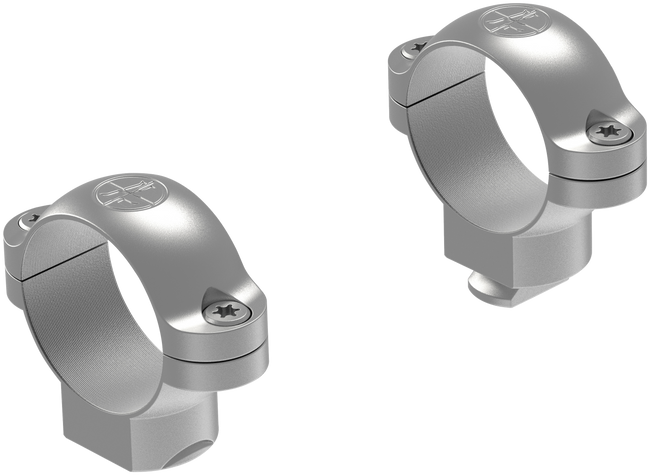 Leupold Std Scope Rings Silver 1 Inch Medium Compatible with Std Bases
