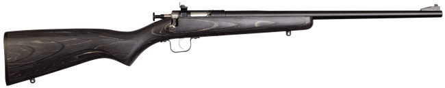 Crickett KSA2244 Youth  22 LR 1rd 16.12" Blued Barrel & Receiver, Fixed Front/Adjustable Rear Peep Sight, Black Laminate Stock w/11.5" LOP, Rebounding Firing Pin Safety