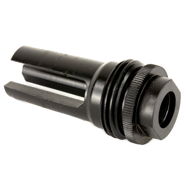 SilencerCo AC1570 ASR Flash Hider Black Steel with 1/2"-28 tpi Threads for 9mm - AC1570 - 816413020340