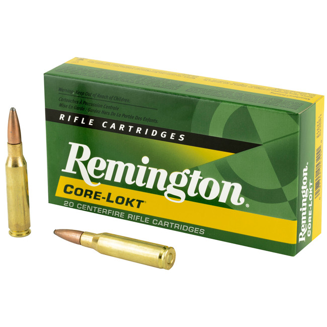 Remington Core-Lokt Centerfire Rifle Ammo 7mm-08 Rem. 140 gr. Core-Lokt PSP 20 rd. - 21337 - 047700053400
