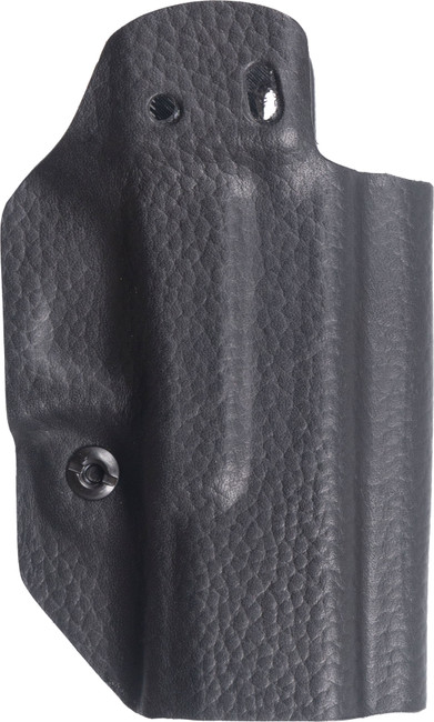 Mission First Tactical Leather Hybrid IWB/OWB Holster for Glock 19/23/44/45 Black Ambi - H3-GL-1-BLK2 - 810099433685