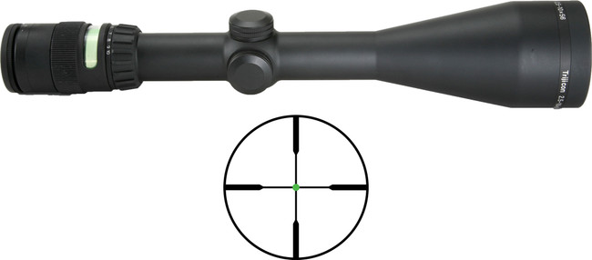 Trijicon AccuPoint 2.5-10x56 Rifle Scope 30mm Tube Duplex with Green Dot Illumination - 200024 - 719307400511