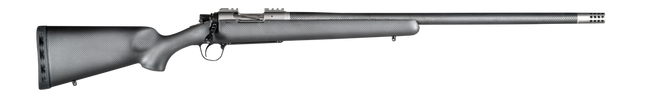 Christensen Arms 8010800700 Summit TI  Full Size 6.8 Western 3+1, 24" Natural Titanium Steel Threaded Barrel, Natural Titanium Aluminum Receiver, Natural Carbon Fiber Fixed Sporter Stock