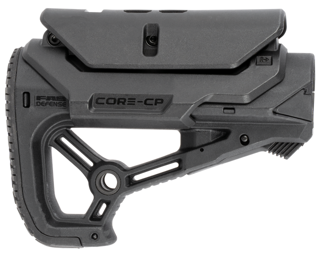 F.A.B. Defense GL-Core S CQB Buttstock Adjustable Cheek-Rest AR-15 M4 Polymer