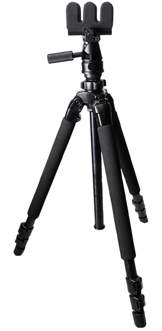 Kopf Jager K700 AMT Tripod Aluminum Pivoting Reaper Grip 360 Pan 3 Level Leg Extensions