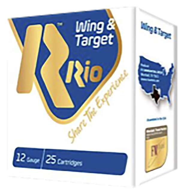 Rio Ammunition WT288 Wing & Target  12Gauge 2.75" 1oz 8Shot 25 Rounds