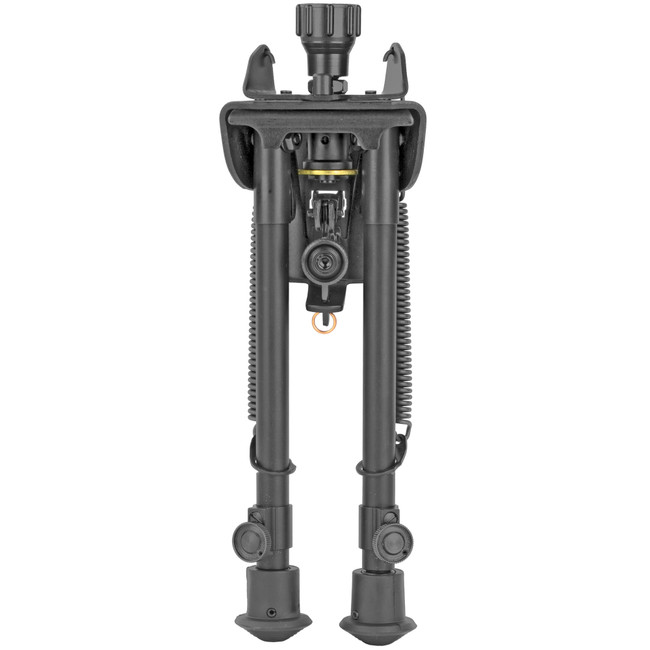 Harris Bipods S-L2 Swivel L Swivel Stud, 9-13", Black Steel/Aluminum, Self-Leveling Legs, Rubber Feet - SL2 - 051156113144
