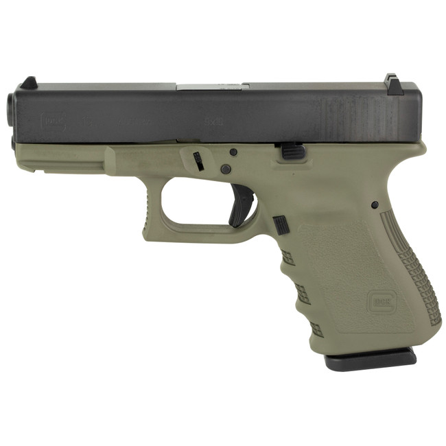 Glock G19 Gen 3 9mm 4.02in 15rd Moss Green Cerakote