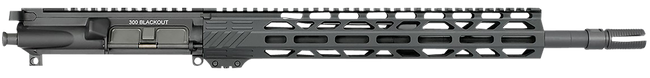 Rock River Arms BLK0592 LAR-15M Coyote Carbine Complete Upper, 300 Blackout 16", Black, Aluminum Rec, 12.50" M-LOK Handgaurd, Smith Vortex Flash Hider