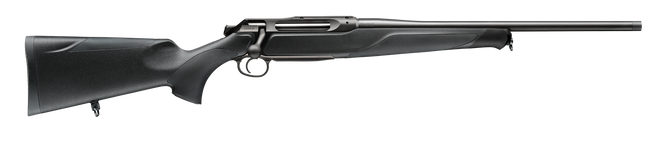 Sauer 80117640 505 Synchro XT Full Size 375 H&H Mag 3+1 24" Titanium Gray Steel Barrel, Saddle Mount Steel Receiver, Black Fixed Synthetic Stock - 80117640 - 810496024790