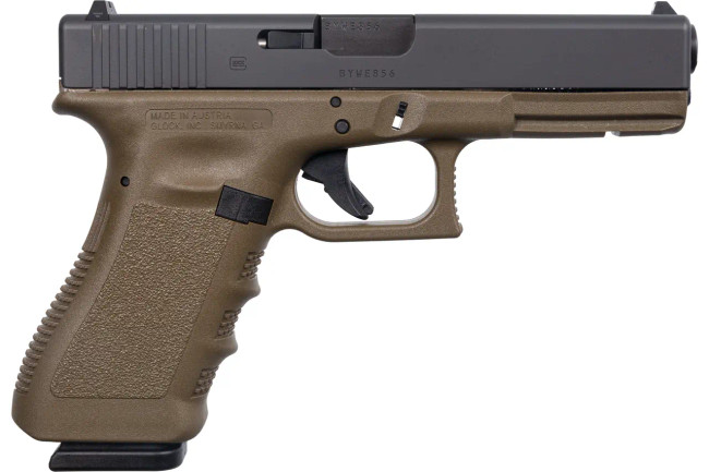 Glock G22 40 S&W 4.49in 15rd OD Green Finish