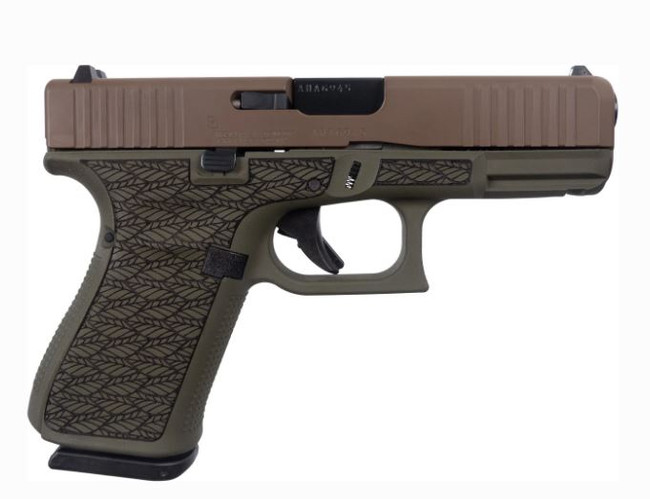 Glock G19 Gen 5 9mm 4in 15rd OD Green Cerakote Apollo Custom Edition