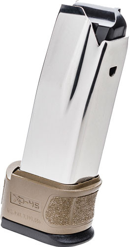 Springfield Armory XD Mod2 13rd .45 ACP Stainless Steel Magazine FDE Sleeve - XDG4550FDE - 706397905811