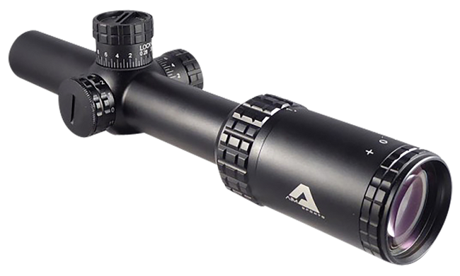 Aim Sports  Alpha 6  Black Anodized 1-6x 24mm CQ1-MOA Reticle