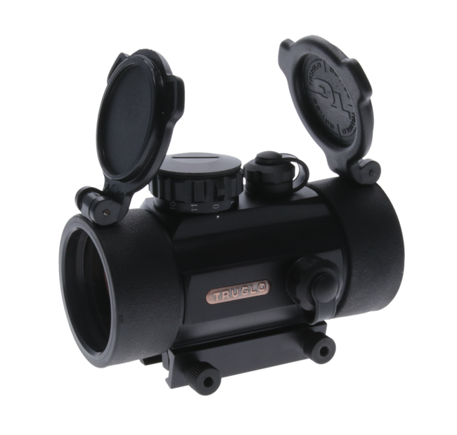 Truglo 1x40mm 5 MOA Red Dot Sight Traditional Anodized Matte for Rifles