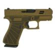 Glock 43X 9mm Luger 3.4in Barrel 10rd FDE Cerakote Jimbo Ripple Stipple RMR Cut