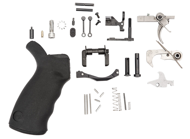 Spikes Tactical SLPK301 Lower Parts Kit Enhanced Black AR Platform