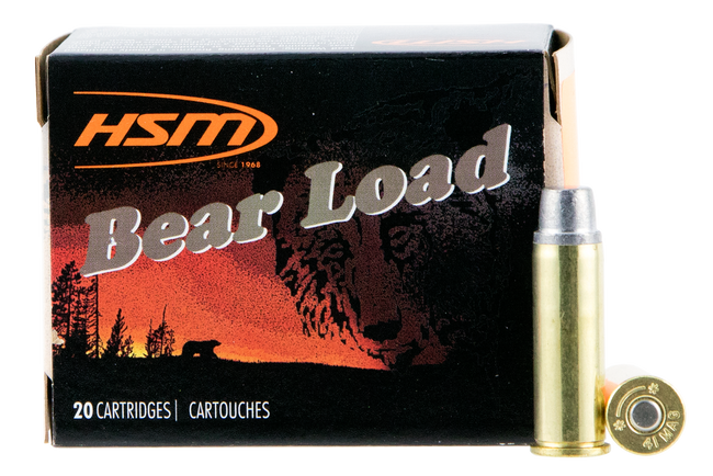 HSM, Bear Load, 41 Remington Magnum, Semi Wadcutter, 230 Grain, 20 Rounds