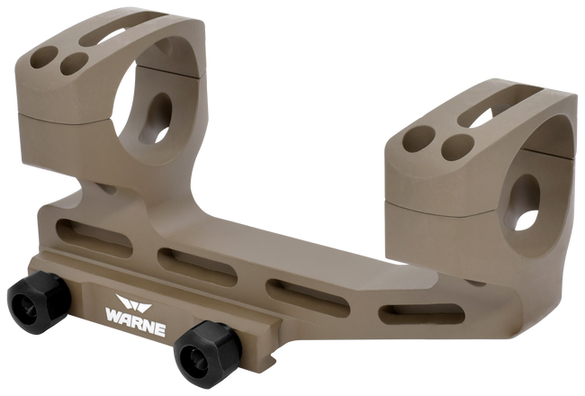 Warne X-Skel Scope Mount Ring Combo 34mm Dark Earth Cerakote