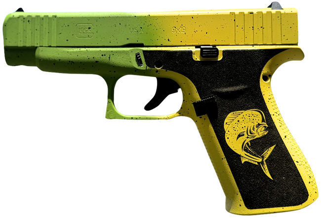 Glock G43X 9mm Luger 3.4in Barrel 10rd Blue Mahi Finish